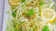 Lemony Cabbage Salad with Za'atar and Tahini Lemony Cabbage Salad with Za'atar and Tahini