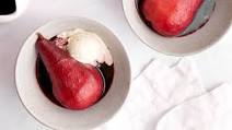 Red Wine Poached Pears Red Wine Poached Pears