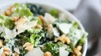 Kale Caesar Salad with Toasted Walnuts Kale Caesar Salad with Toasted Walnuts