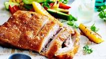 Crispy pork belly with pineapple salad Crispy pork belly with pineapple salad