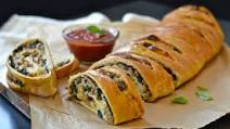 Sausage and Mushroom Stromboli Sausage and Mushroom Stromboli
