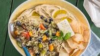 Hummus with Blueberry-Mint Tabbouleh Hummus with Blueberry-Mint Tabbouleh