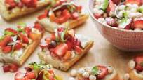 Strawberry Bruschetta Strawberry Bruschetta