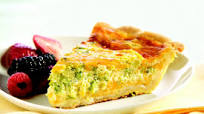 Broccoli-Cheddar Quiche Broccoli-Cheddar Quiche