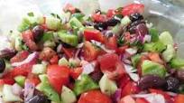 Greek Salad with Herb Dressing Greek Salad with Herb Dressing