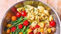 Pesto Chicken Tortellini and Veggies Pesto Chicken Tortellini and Veggies