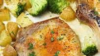 Baked Ranch Pork Chops and Potatoes Baked Ranch Pork Chops and Potatoes