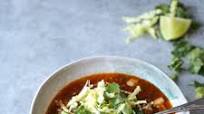 Pork Soup with Red Chiles (Faux Pork Posole) Pork Soup with Red Chiles (Faux Pork Posole)