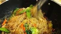 Pancit canton noodles with Parmigiano Reggiano - Philippines Pancit canton noodles with Parmigiano Reggiano - Philippines