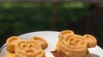 Mickey Waffle Breakfast Sandwich Mickey Waffle Breakfast Sandwich
