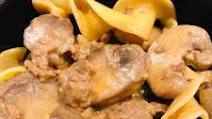 Creamy Mushroom 🍄 Egg Noodle Dish Creamy Mushroom 🍄 Egg Noodle Dish