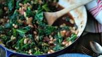Greens and Beans with Garlicky Toast Greens and Beans with Garlicky Toast