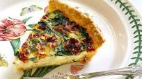 Spinach Quiche with Sun-Dried Tomatoes Spinach Quiche with Sun-Dried Tomatoes