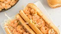 Shrimp Po Boy with Creamy Cajun Sauce Shrimp Po Boy with Creamy Cajun Sauce