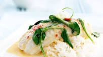 Coconut poached fish Coconut poached fish