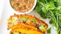 Low Carb Keto Cheese Taco Shells (Easy & Crispy) Low Carb Keto Cheese Taco Shells (Easy & Crispy)