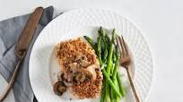 Almond-Crusted Pork Chops and Mushrooms Almond-Crusted Pork Chops and Mushrooms