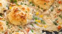 Chicken Pot Pie with Biscuits Chicken Pot Pie with Biscuits
