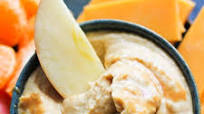 Caramel cheesecake dessert hummus Caramel cheesecake dessert hummus