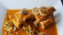 Rollos de pollo con hongos Rollos de pollo con hongos