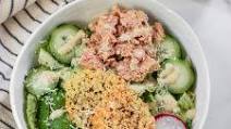 Keto Salmon Caesar Salad Keto Salmon Caesar Salad