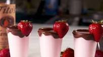 Chocolate Covered Strawberry Shooters Chocolate Covered Strawberry Shooters
