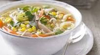 Chicken, sweetcorn & noodle soup Chicken, sweetcorn & noodle soup