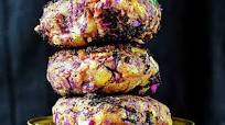 Irresistible Potato Red Cabbage Tikki - Cutlet Irresistible Potato Red Cabbage Tikki - Cutlet