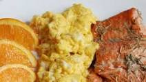 Salmon with Scrambled Eggs Salmon with Scrambled Eggs