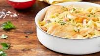 Creamy chicken fettucine with bacon Creamy chicken fettucine with bacon