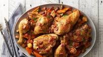 Slow-Cooker Savory Roast Chicken and Vegetables Slow-Cooker Savory Roast Chicken and Vegetables