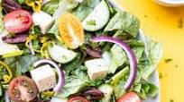 Vegan Greek Salad with Tofu Feta Vegan Greek Salad with Tofu Feta