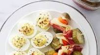 Deviled Eggs and Antipasto Skewers Deviled Eggs and Antipasto Skewers