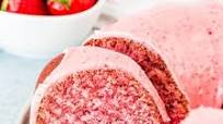 Homemade Eggless Strawberry Bundt Cake Homemade Eggless Strawberry Bundt Cake