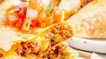 Sheet Pan Beef and Cheese Quesadillas Sheet Pan Beef and Cheese Quesadillas