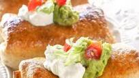 Baked Chicken Chimichangas Baked Chicken Chimichangas