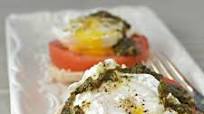 Poached Eggs Caprese Poached Eggs Caprese
