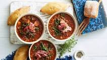 Ham and lentil slow-cooker soup Ham and lentil slow-cooker soup
