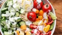 Vegetarian Keto Club Salad Vegetarian Keto Club Salad