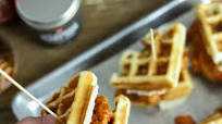 Hot Chicken & Waffle Sliders Hot Chicken & Waffle Sliders