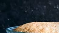 Simple pizza dough with white, whole grain and rye flour Simple pizza dough with white, whole grain and rye flour
