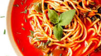 Tomato Soup Pasta with Kale Tomato Soup Pasta with Kale