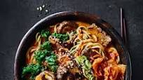 Korean-style beef noodle bowl Korean-style beef noodle bowl