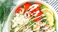 Summer Salad with Greek Yogurt Lemon-Dill Dressing Summer Salad with Greek Yogurt Lemon-Dill Dressing