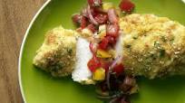 Parmesan-Crusted Bruschetta Chicken Parmesan-Crusted Bruschetta Chicken