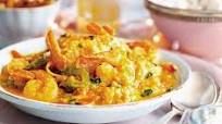 Prawn & coconut curry Prawn & coconut curry