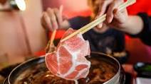 Beef Shabu Shabu with Sesame Dipping Sauce Beef Shabu Shabu with Sesame Dipping Sauce