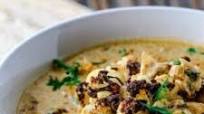 Cream of Roasted Cauliflower Soup with Paprika, Cumin and Fresh Dill Cream of Roasted Cauliflower Soup with Paprika, Cumin and Fresh Dill