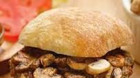 Muenster Stuffed Veal And Mushroom Burger Muenster Stuffed Veal And Mushroom Burger