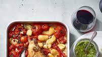 Ibérico pork loin with sherry roasted tomatoes, peppers and butter beans Ibérico pork loin with sherry roasted tomatoes, peppers and butter beans
